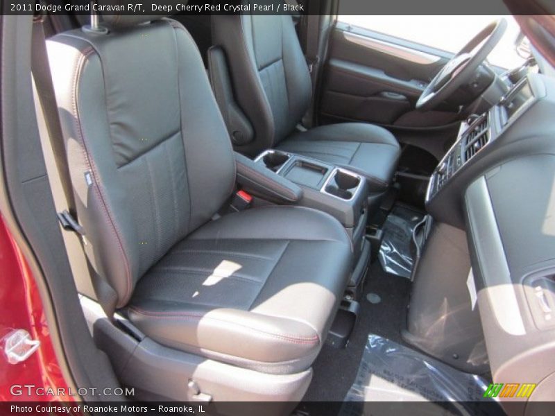  2011 Grand Caravan R/T Black Interior