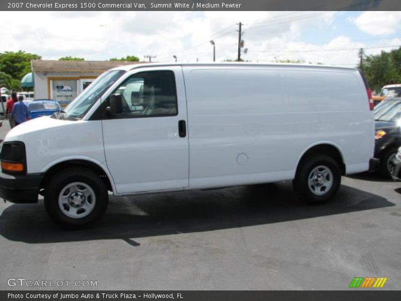 Summit White / Medium Pewter 2007 Chevrolet Express 1500 Commercial Van