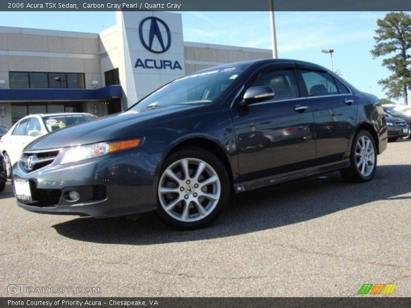 Carbon Gray Pearl / Quartz Gray 2006 Acura TSX Sedan