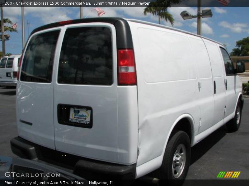 Summit White / Medium Pewter 2007 Chevrolet Express 1500 Commercial Van