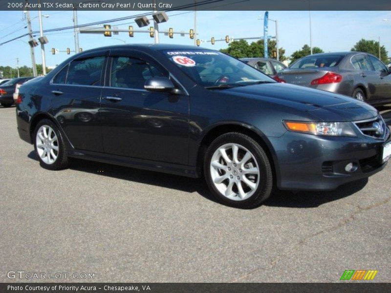 Carbon Gray Pearl / Quartz Gray 2006 Acura TSX Sedan