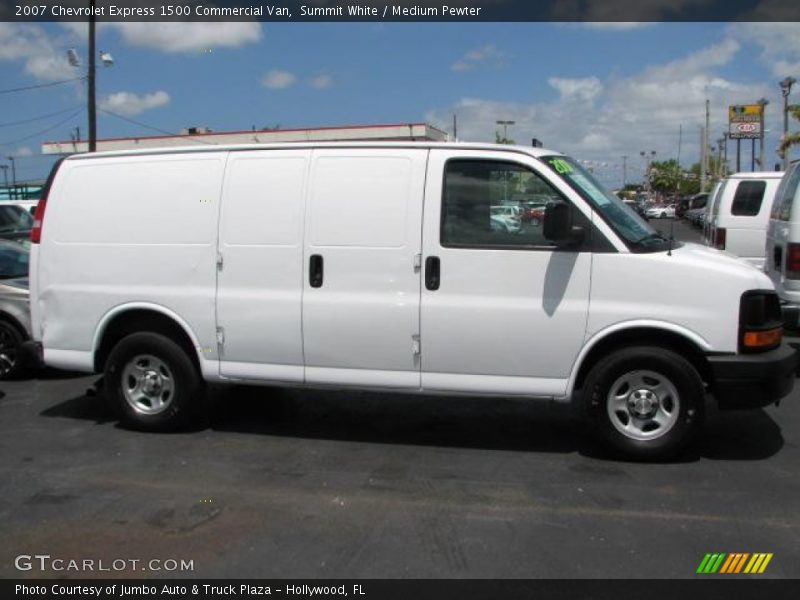 Summit White / Medium Pewter 2007 Chevrolet Express 1500 Commercial Van