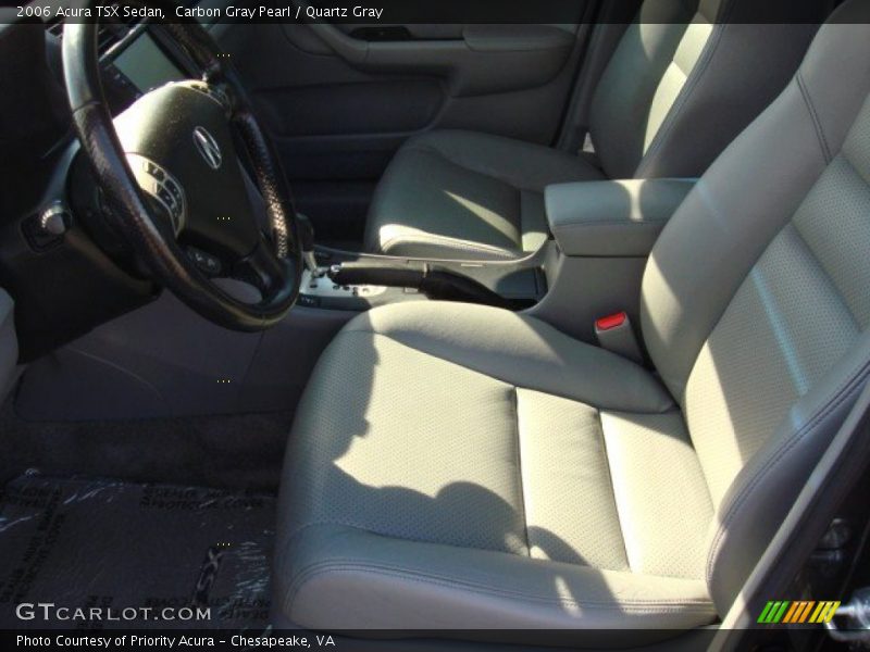 Carbon Gray Pearl / Quartz Gray 2006 Acura TSX Sedan