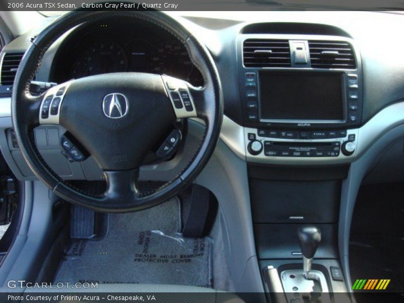 Carbon Gray Pearl / Quartz Gray 2006 Acura TSX Sedan