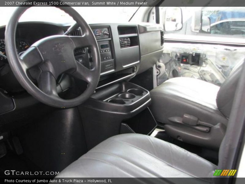 Summit White / Medium Pewter 2007 Chevrolet Express 1500 Commercial Van