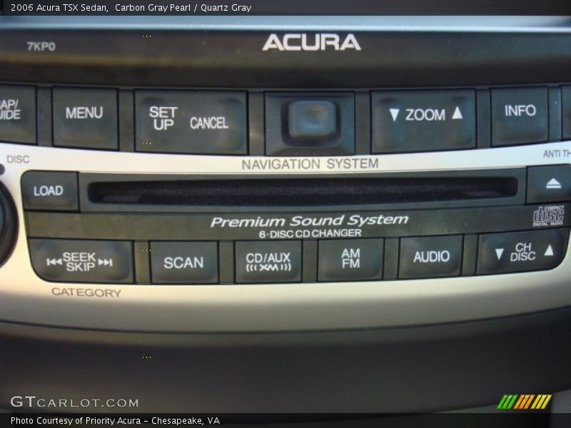 Carbon Gray Pearl / Quartz Gray 2006 Acura TSX Sedan