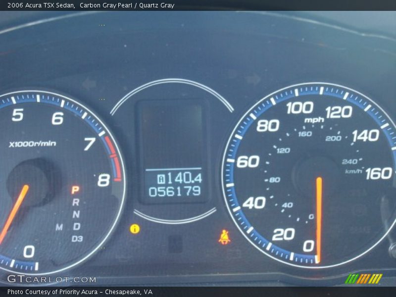 Carbon Gray Pearl / Quartz Gray 2006 Acura TSX Sedan