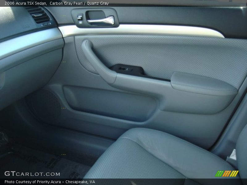 Carbon Gray Pearl / Quartz Gray 2006 Acura TSX Sedan