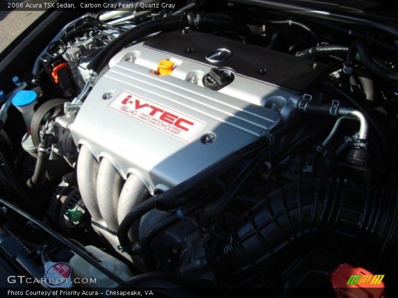 Carbon Gray Pearl / Quartz Gray 2006 Acura TSX Sedan