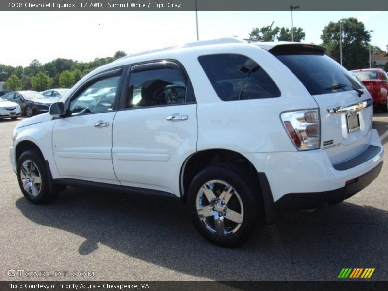 Summit White / Light Gray 2008 Chevrolet Equinox LTZ AWD