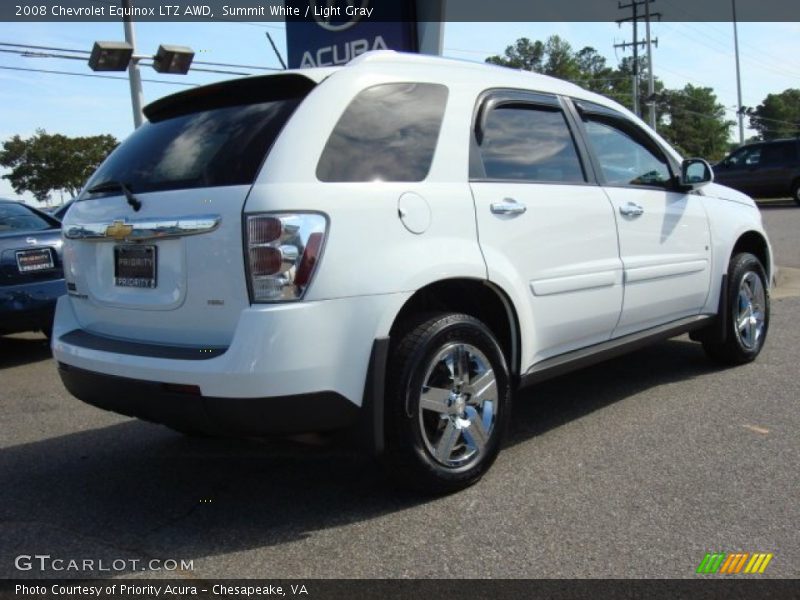 Summit White / Light Gray 2008 Chevrolet Equinox LTZ AWD