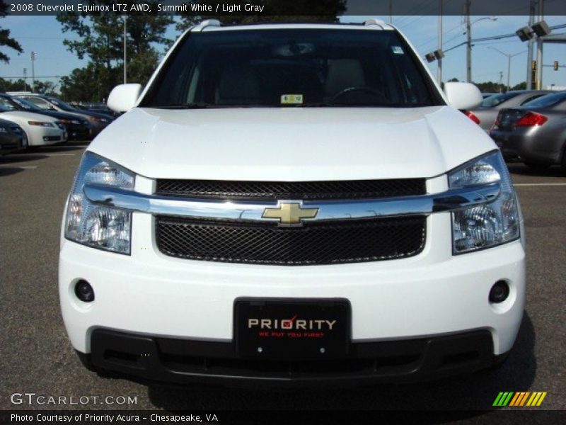 Summit White / Light Gray 2008 Chevrolet Equinox LTZ AWD