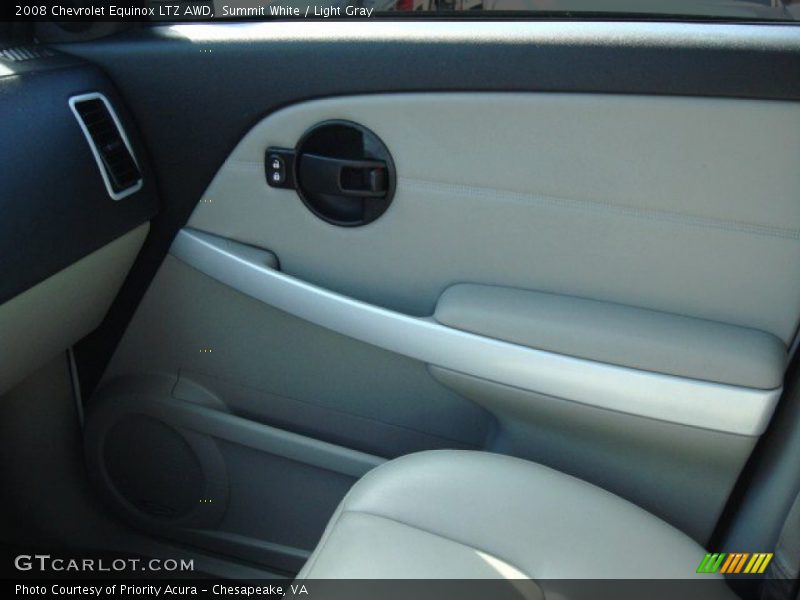 Summit White / Light Gray 2008 Chevrolet Equinox LTZ AWD