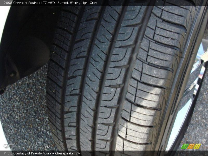 Summit White / Light Gray 2008 Chevrolet Equinox LTZ AWD