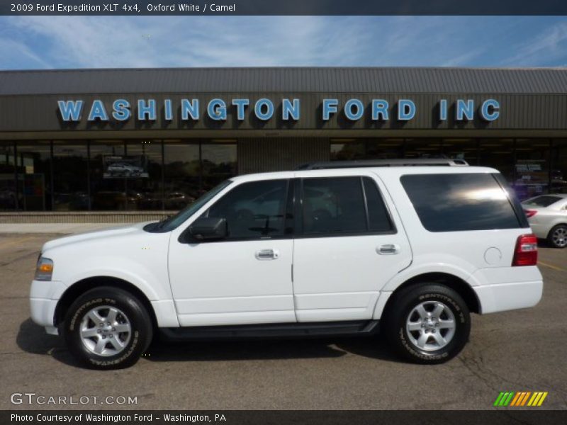 Oxford White / Camel 2009 Ford Expedition XLT 4x4