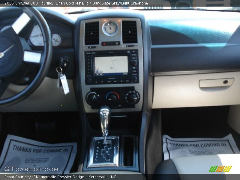 Linen Gold Metallic / Dark Slate Gray/Light Graystone 2005 Chrysler 300 Touring
