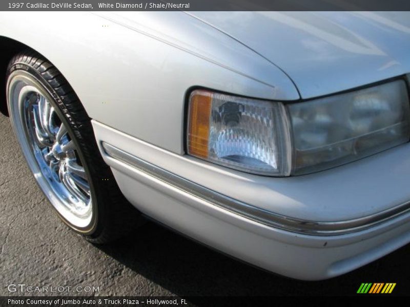 White Diamond / Shale/Neutral 1997 Cadillac DeVille Sedan