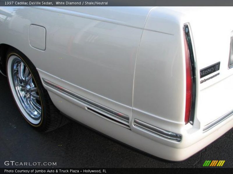 White Diamond / Shale/Neutral 1997 Cadillac DeVille Sedan