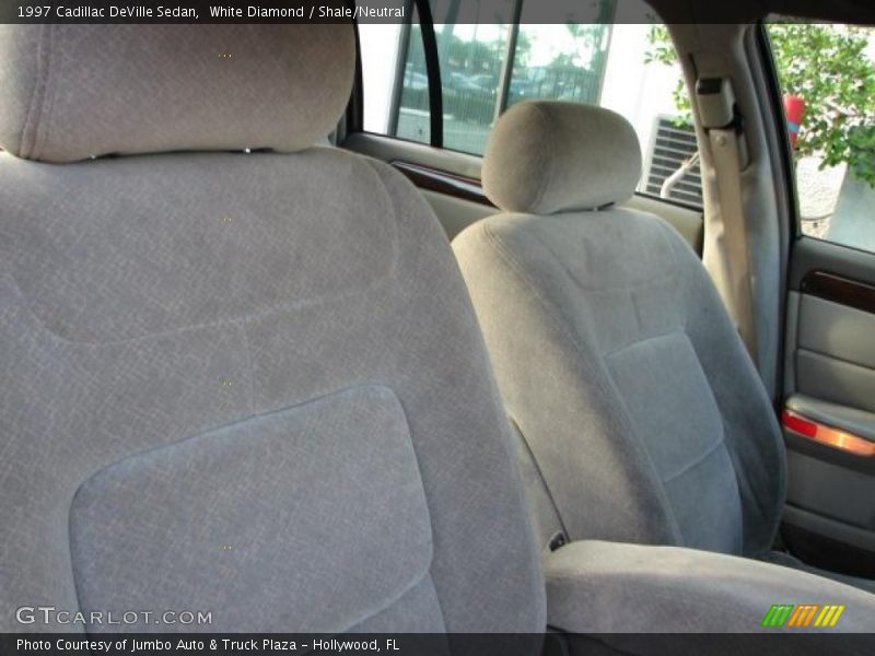 White Diamond / Shale/Neutral 1997 Cadillac DeVille Sedan
