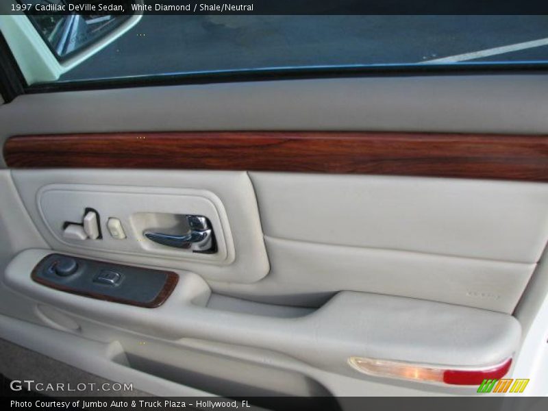 White Diamond / Shale/Neutral 1997 Cadillac DeVille Sedan