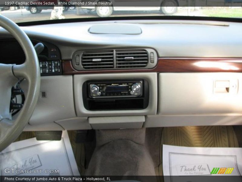 White Diamond / Shale/Neutral 1997 Cadillac DeVille Sedan