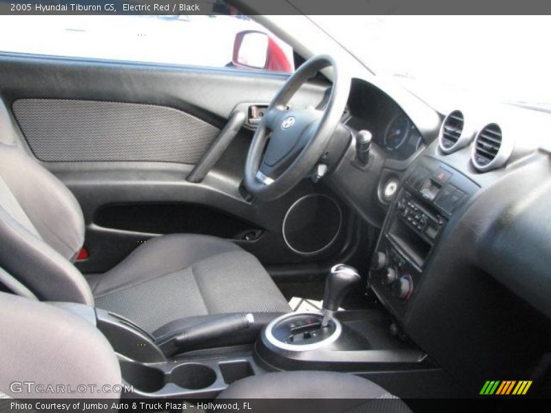 Electric Red / Black 2005 Hyundai Tiburon GS