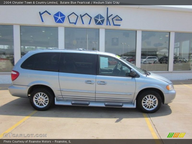 Butane Blue Pearlcoat / Medium Slate Gray 2004 Chrysler Town & Country Limited