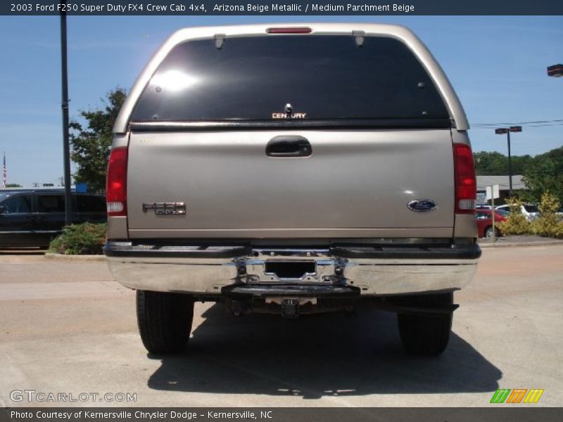 Arizona Beige Metallic / Medium Parchment Beige 2003 Ford F250 Super Duty FX4 Crew Cab 4x4