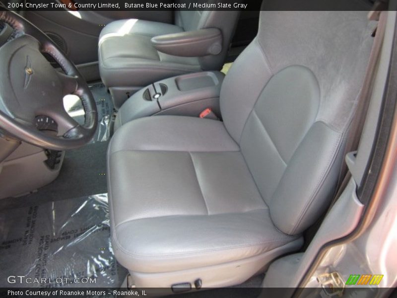 Butane Blue Pearlcoat / Medium Slate Gray 2004 Chrysler Town & Country Limited
