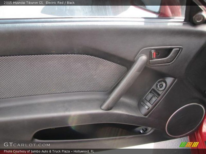 Electric Red / Black 2005 Hyundai Tiburon GS