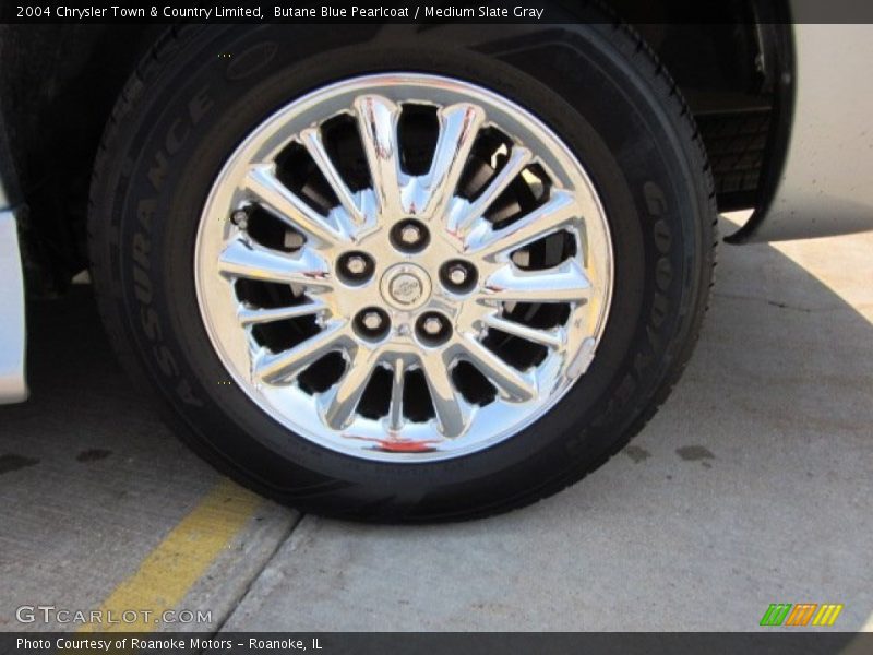 Butane Blue Pearlcoat / Medium Slate Gray 2004 Chrysler Town & Country Limited