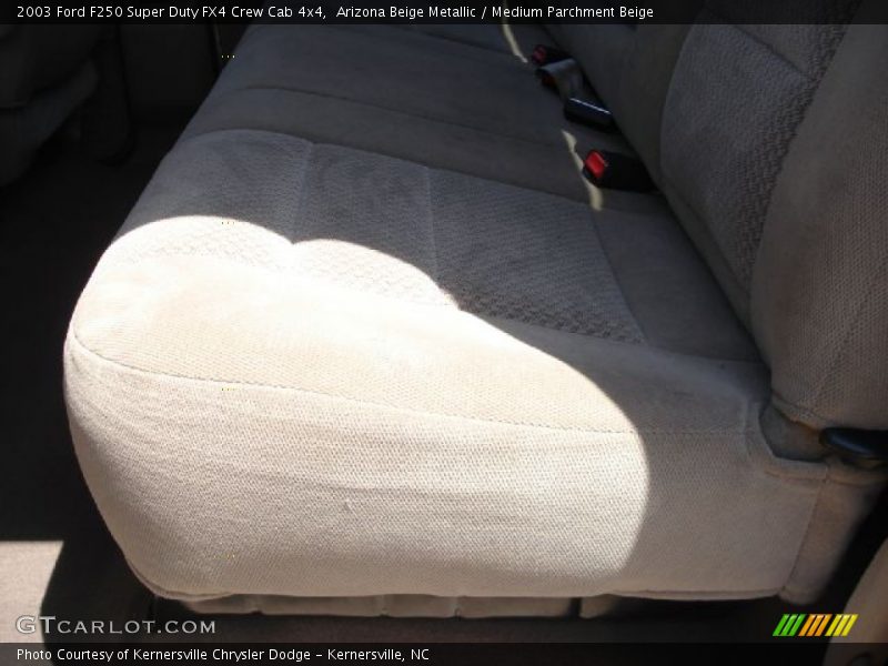 Arizona Beige Metallic / Medium Parchment Beige 2003 Ford F250 Super Duty FX4 Crew Cab 4x4