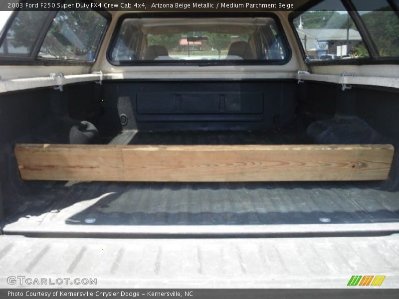 Arizona Beige Metallic / Medium Parchment Beige 2003 Ford F250 Super Duty FX4 Crew Cab 4x4