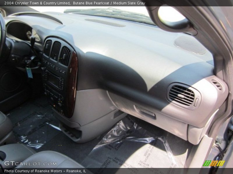 Butane Blue Pearlcoat / Medium Slate Gray 2004 Chrysler Town & Country Limited
