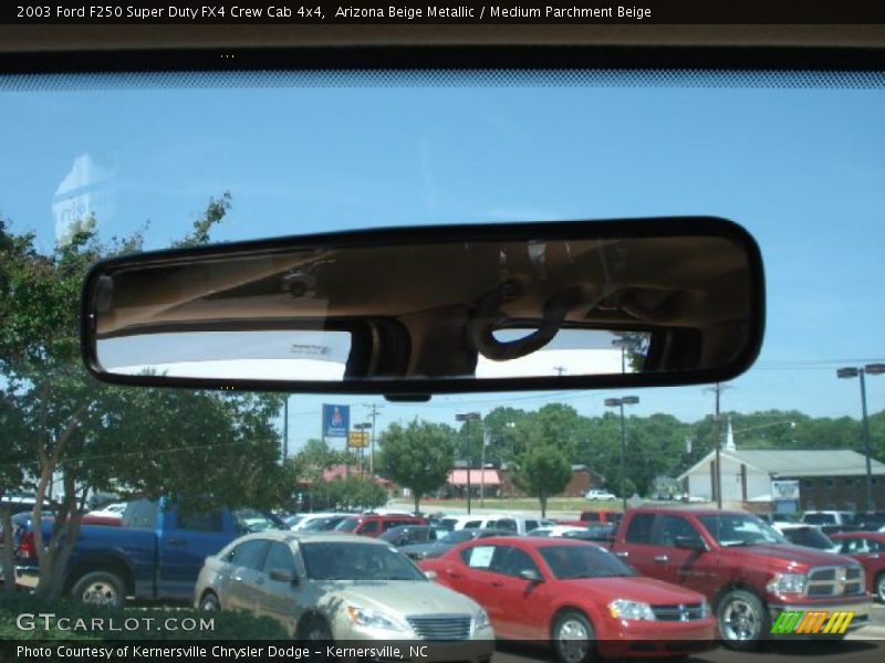 Arizona Beige Metallic / Medium Parchment Beige 2003 Ford F250 Super Duty FX4 Crew Cab 4x4