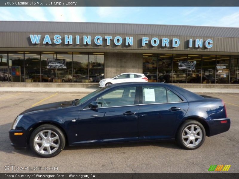 Blue Chip / Ebony 2006 Cadillac STS V6