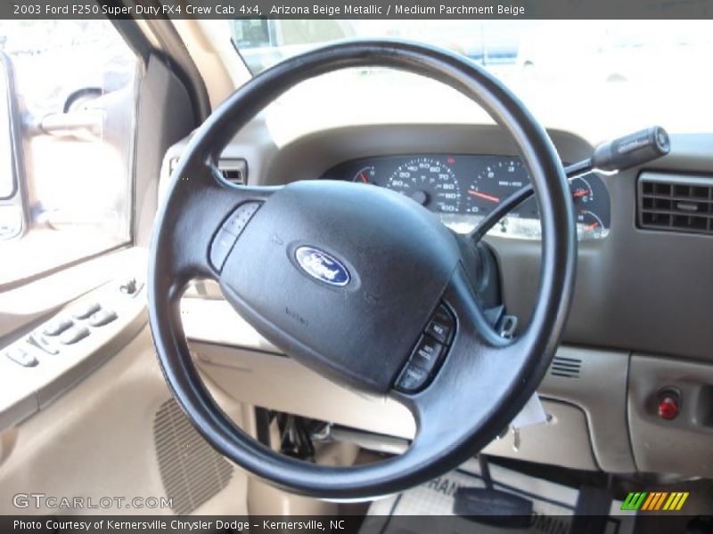 Arizona Beige Metallic / Medium Parchment Beige 2003 Ford F250 Super Duty FX4 Crew Cab 4x4