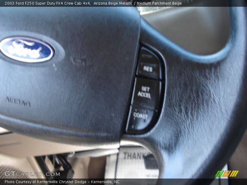Arizona Beige Metallic / Medium Parchment Beige 2003 Ford F250 Super Duty FX4 Crew Cab 4x4