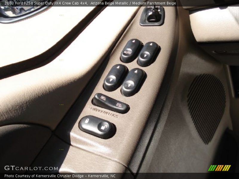Arizona Beige Metallic / Medium Parchment Beige 2003 Ford F250 Super Duty FX4 Crew Cab 4x4