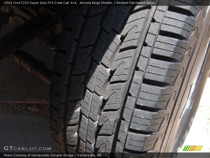 Arizona Beige Metallic / Medium Parchment Beige 2003 Ford F250 Super Duty FX4 Crew Cab 4x4