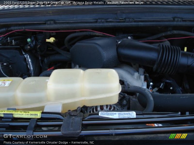 Arizona Beige Metallic / Medium Parchment Beige 2003 Ford F250 Super Duty FX4 Crew Cab 4x4