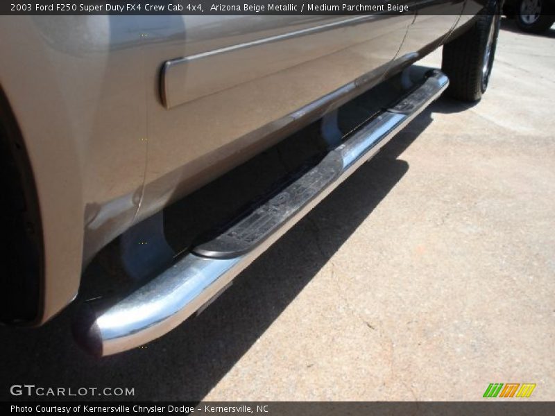 Arizona Beige Metallic / Medium Parchment Beige 2003 Ford F250 Super Duty FX4 Crew Cab 4x4
