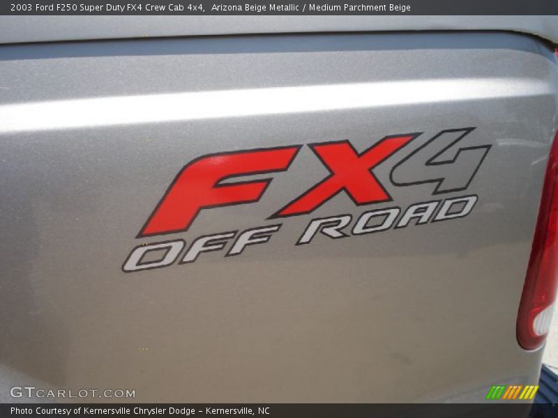  2003 F250 Super Duty FX4 Crew Cab 4x4 Logo