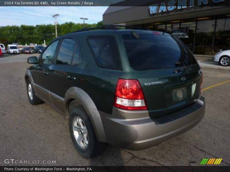 Ivy Green Metallic / Beige 2004 Kia Sorento EX 4WD