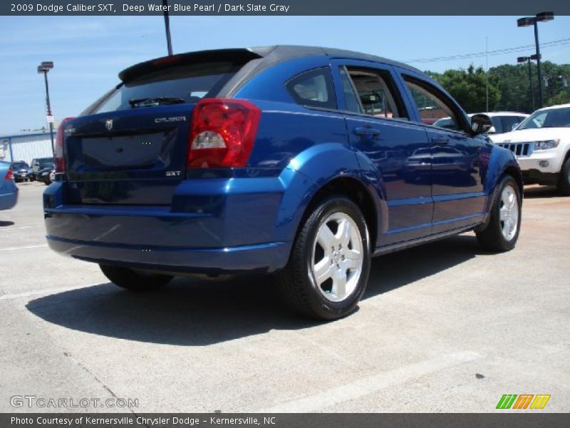 Deep Water Blue Pearl / Dark Slate Gray 2009 Dodge Caliber SXT