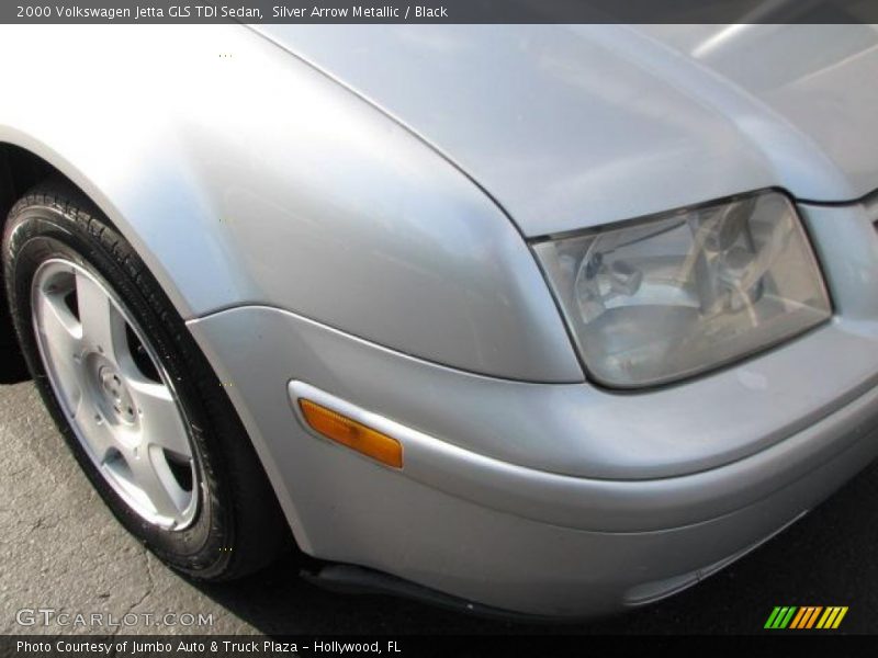 Silver Arrow Metallic / Black 2000 Volkswagen Jetta GLS TDI Sedan