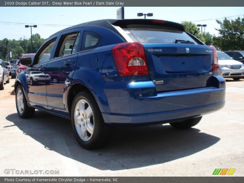 Deep Water Blue Pearl / Dark Slate Gray 2009 Dodge Caliber SXT