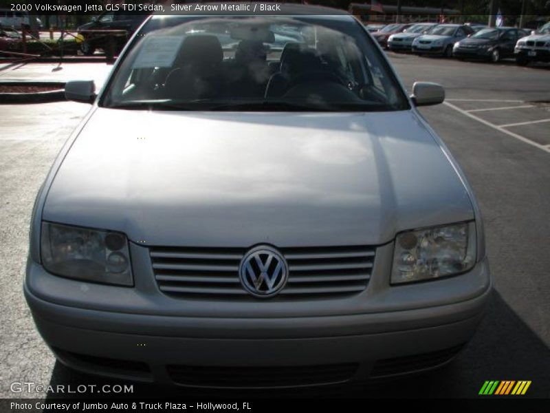 Silver Arrow Metallic / Black 2000 Volkswagen Jetta GLS TDI Sedan