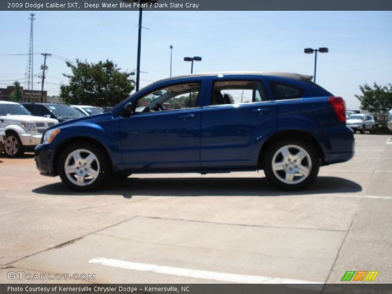Deep Water Blue Pearl / Dark Slate Gray 2009 Dodge Caliber SXT