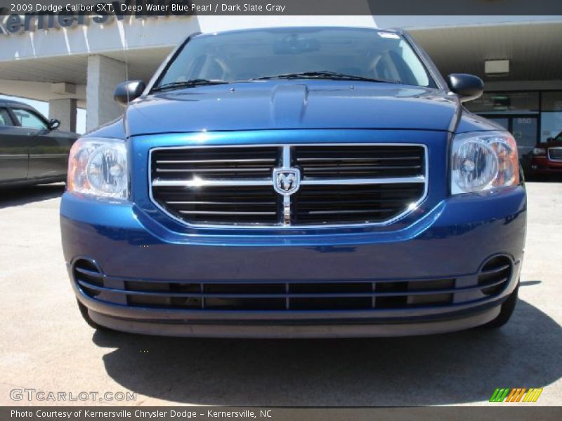 Deep Water Blue Pearl / Dark Slate Gray 2009 Dodge Caliber SXT